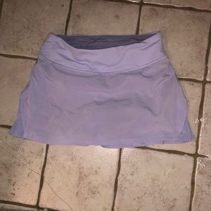 Light purple lulu lemon skirt